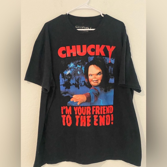 Ripple Junction Chucky Black and Red Tee - Picture 3 of 5